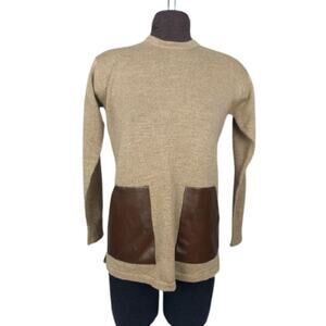 J. Crew Factory 100% Merino Wool Patch Pocket Sweater Tunic Size XS